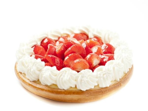 Aardbeien vlaai